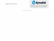Tablet Screenshot of ispanyolca.info